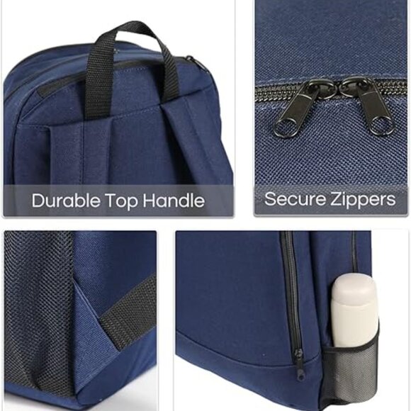 NEW! Lightweight Dark Blue Backpack for Daily Use, Camping, Travel and Sports - Picture 2 of 10